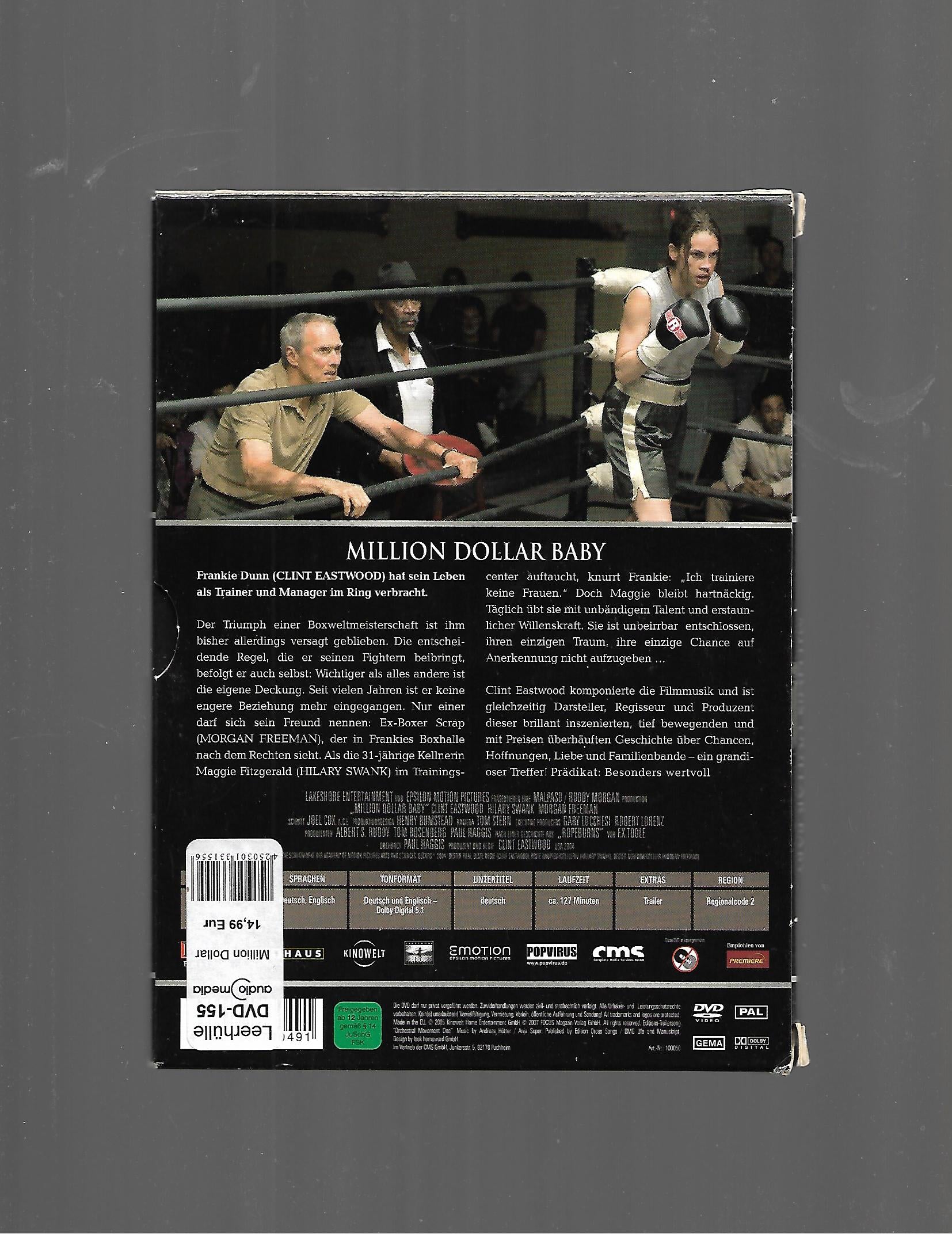 DVD Million Dollar Baby - Clint Eastwood