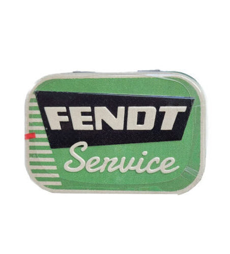 Angebot "Geschenkset 11" Spardose Ölfass + Pfefferminzpastillen Fendt (Nostalgic Art)