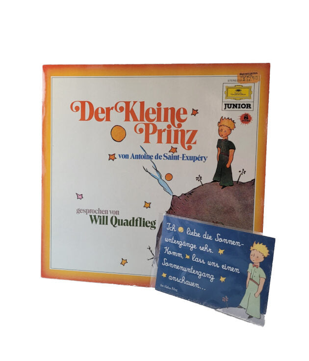 LP Schallplatte Vinyl Der kleine Prinz - von Antoine de Saint-Exupéry - incl. Postkarte