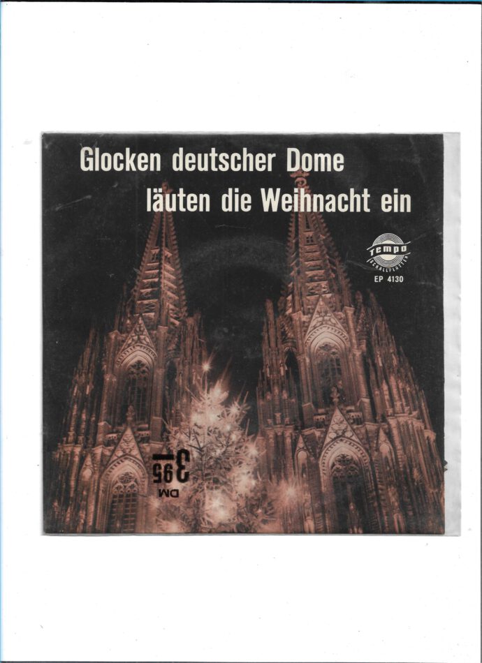 Flohmarkt Vinyl Single Glocken deutscher Dome läuten die Weihnacht ein