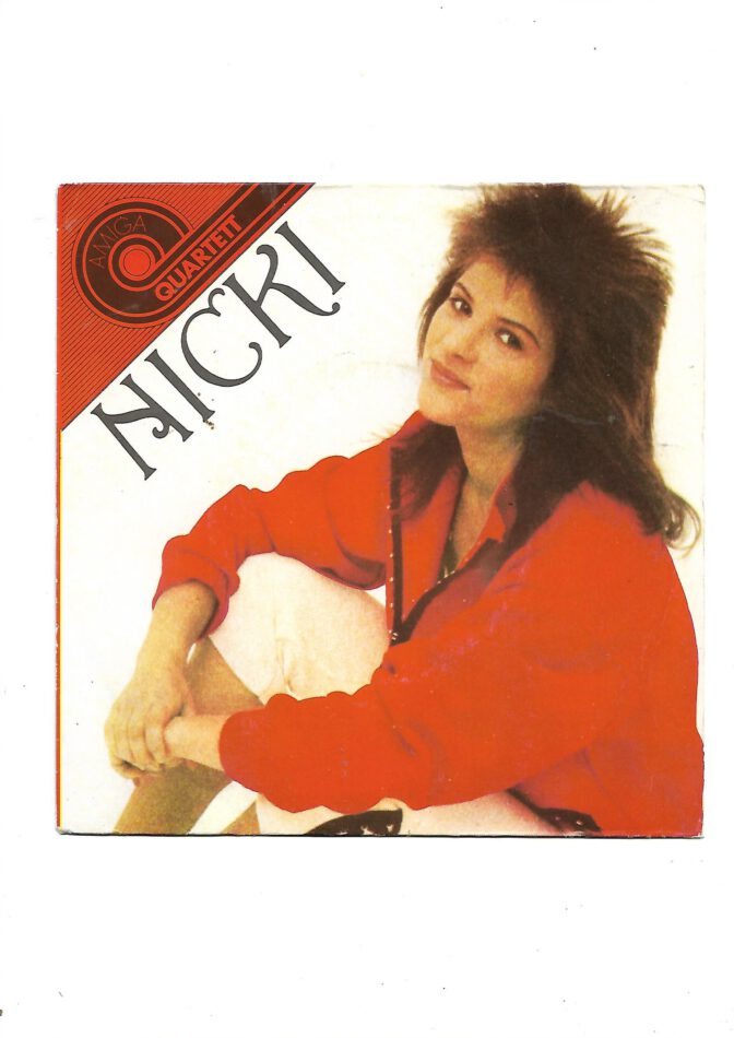 Flohmarkt Vinyl Single Nicki - Ganz oder gar net Amiga Quartett 1987