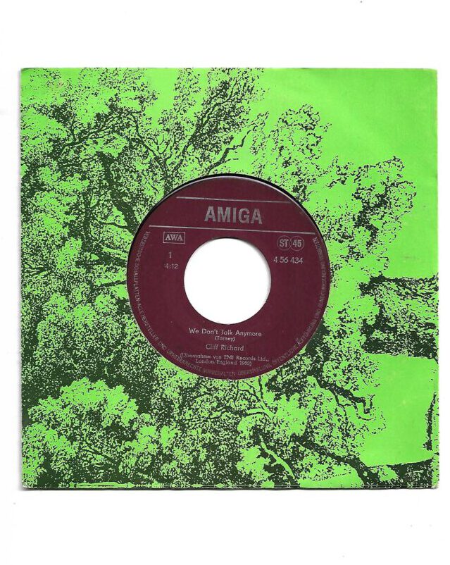 Flohmarkt Vinyl Single Cliff Richard - We don't talk anymore  Amiga Quartett 1980