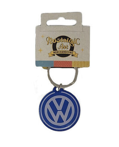 Schlüsselanhänger VW - Logo aus Edelstahl (Nostalgic Art)