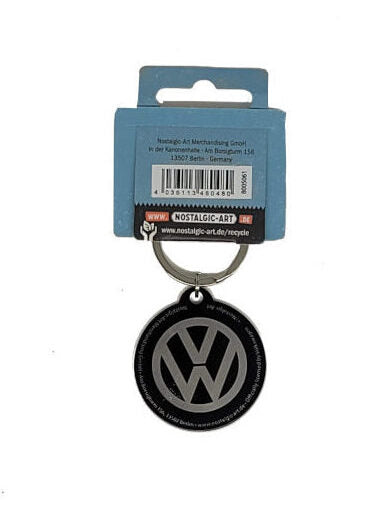 Schlüsselanhänger VW - Logo aus Edelstahl (Nostalgic Art)