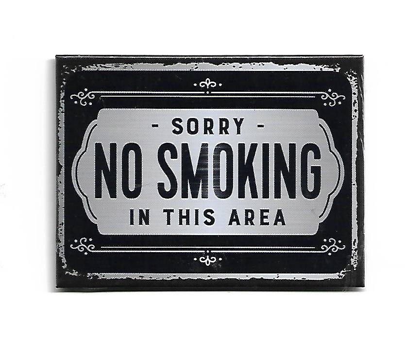 Magnet "Sorry - NO SMOKING in this area" (Nostalgic Art)