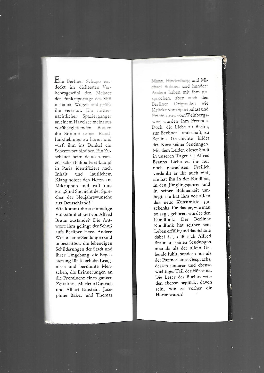 Berlin Alfred Braun Der Spreekieker Lettner-Verlag Berlin 1966