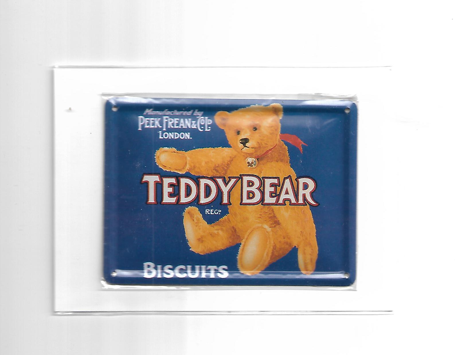 Blechpostkarte Teddy Bear