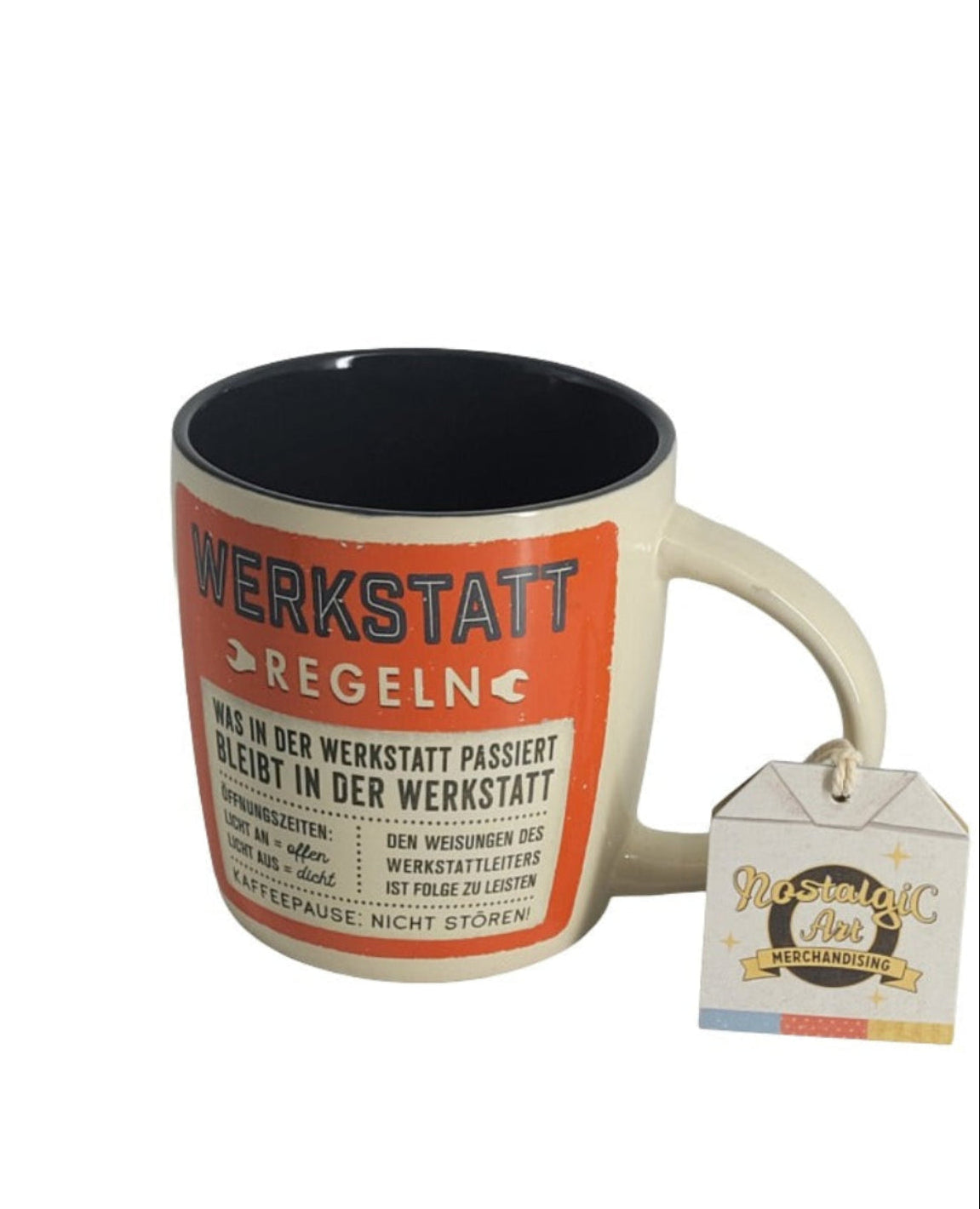 Tasse Werkstatt Regeln (Nostalgic Art)