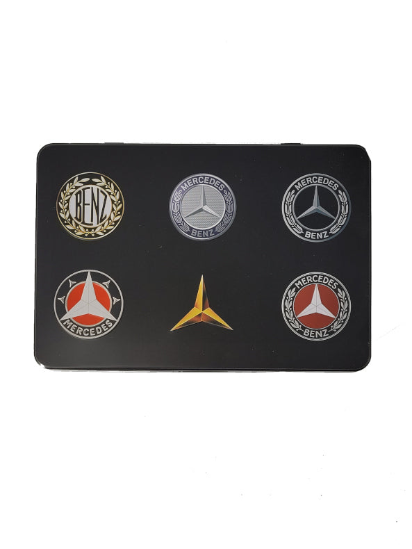 Vorratsdose Blechdose flach Mercedes Logo Evolution 2,5 L (Nostalgic Art)