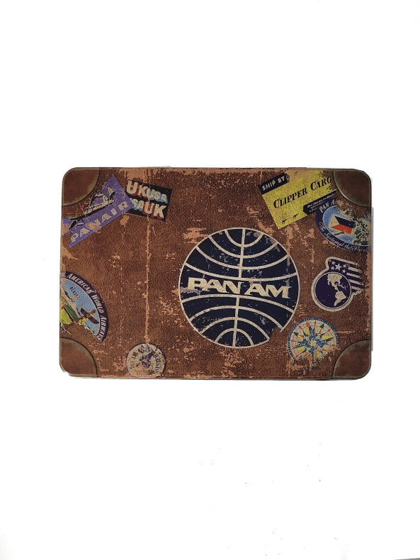 Vorratsdose Blechdose flach Pan Am - Travel Stickers 2,5 L (Nostalgic Art)