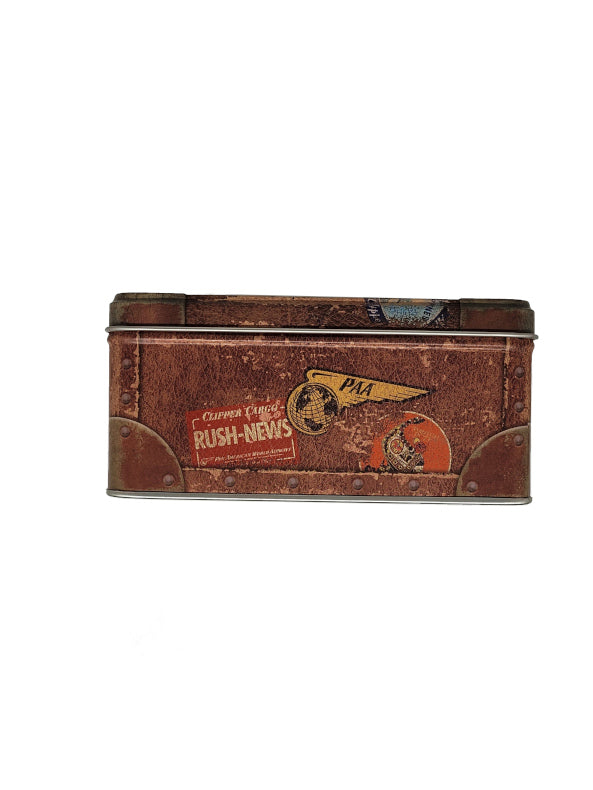 Vorratsdose Blechdose flach Pan Am - Travel Stickers 2,5 L (Nostalgic Art)