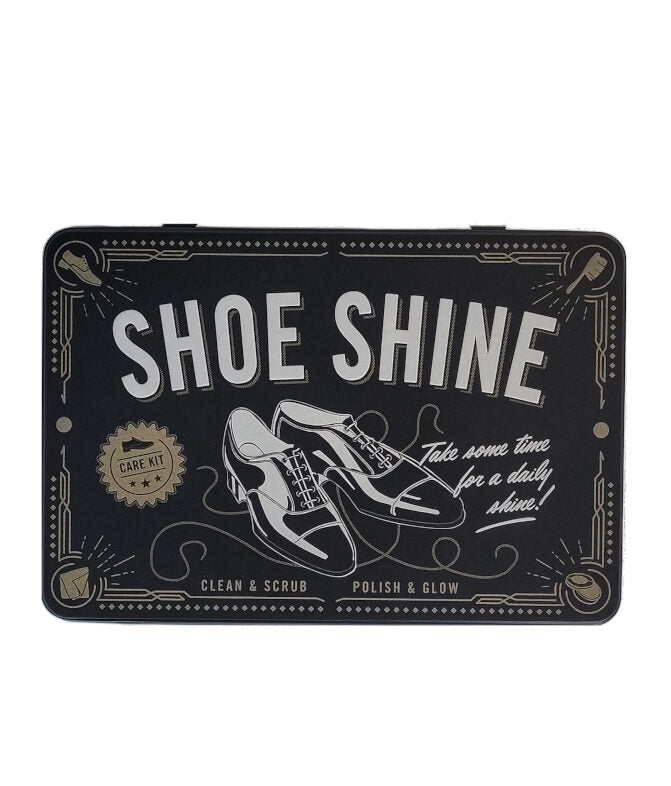 Vorratsdose Blechdose flach Shoe Shine 2,5 L (Nostalgic Art)