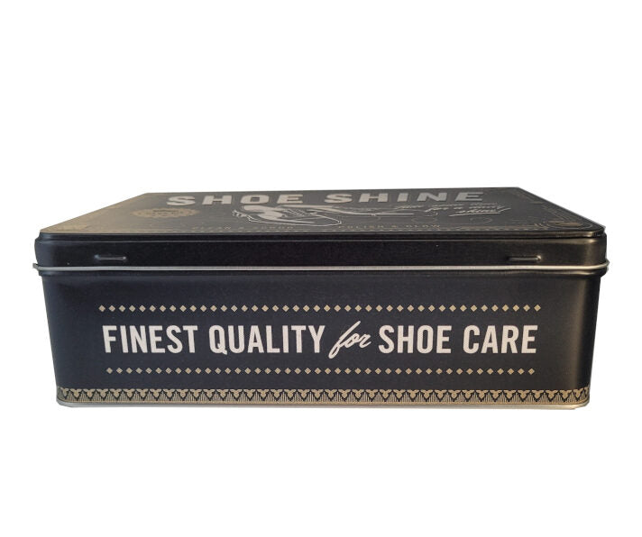 Vorratsdose Blechdose flach Shoe Shine 2,5 L (Nostalgic Art)