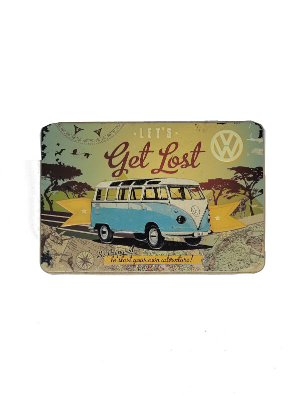 Vorratsdose Blechdose flach VW Bulli Get lost 2,5 L (Nostalgic Art)