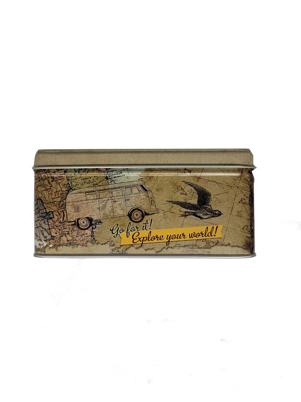 Vorratsdose Blechdose flach VW Bulli Get lost 2,5 L (Nostalgic Art)