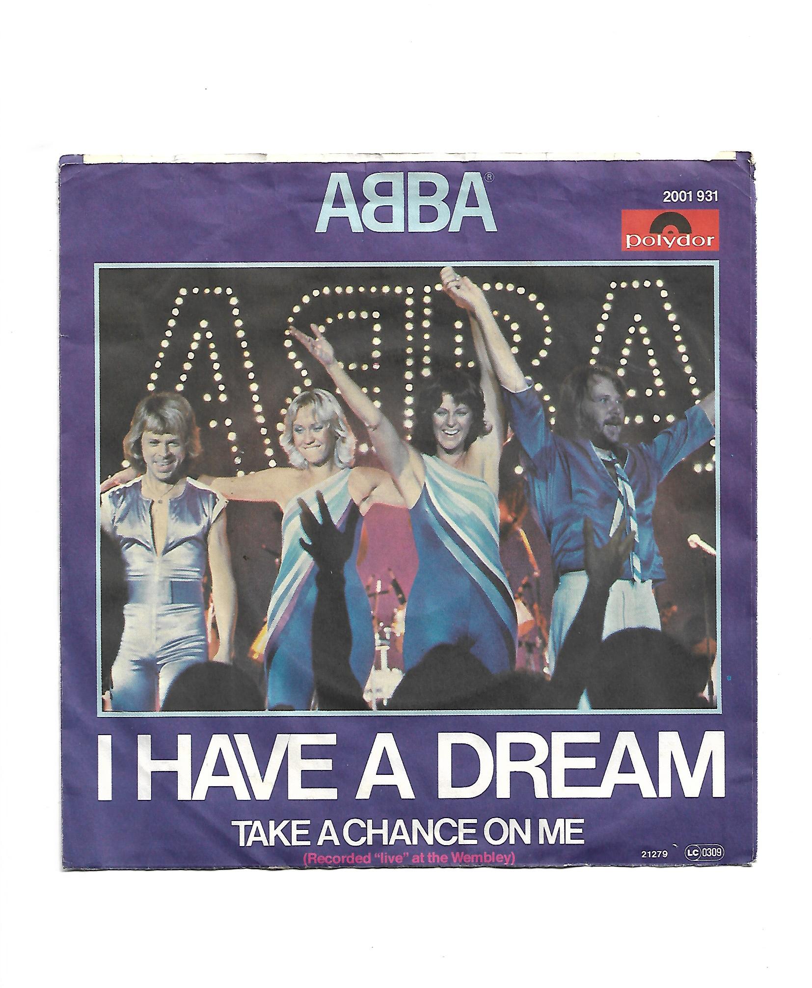 Flohmarkt Vinyl Single Abba I have a dream Polydor 1979