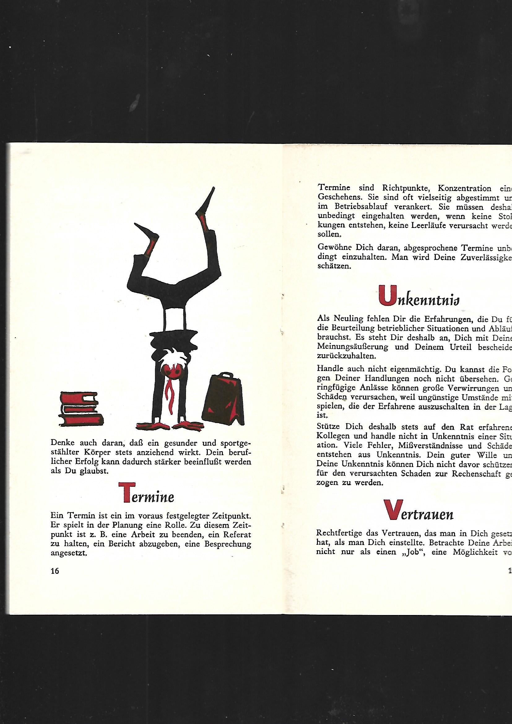 Sachbuch Dr. Walter Nebas ABC für kaufmännische Lehrlinge Verlag Moderne Industrie 1959
