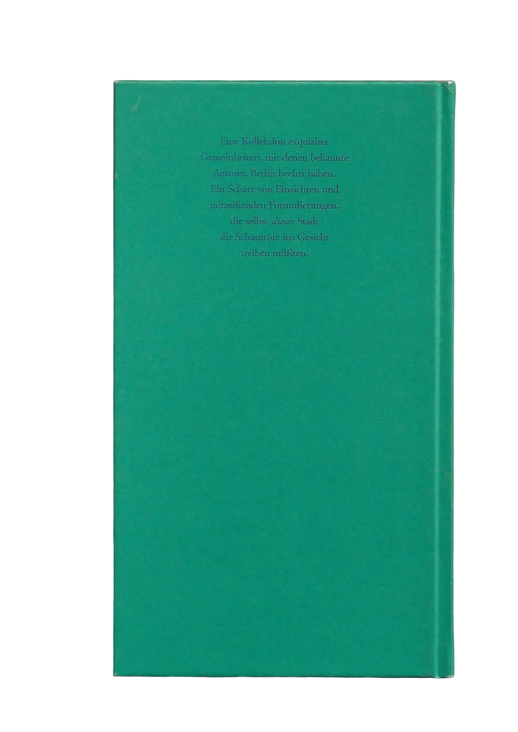 Berlin Detlef Bluhm Rainer Nitsche Hrsg Berlin ist das Allerletzte Transit Verlag 1993
