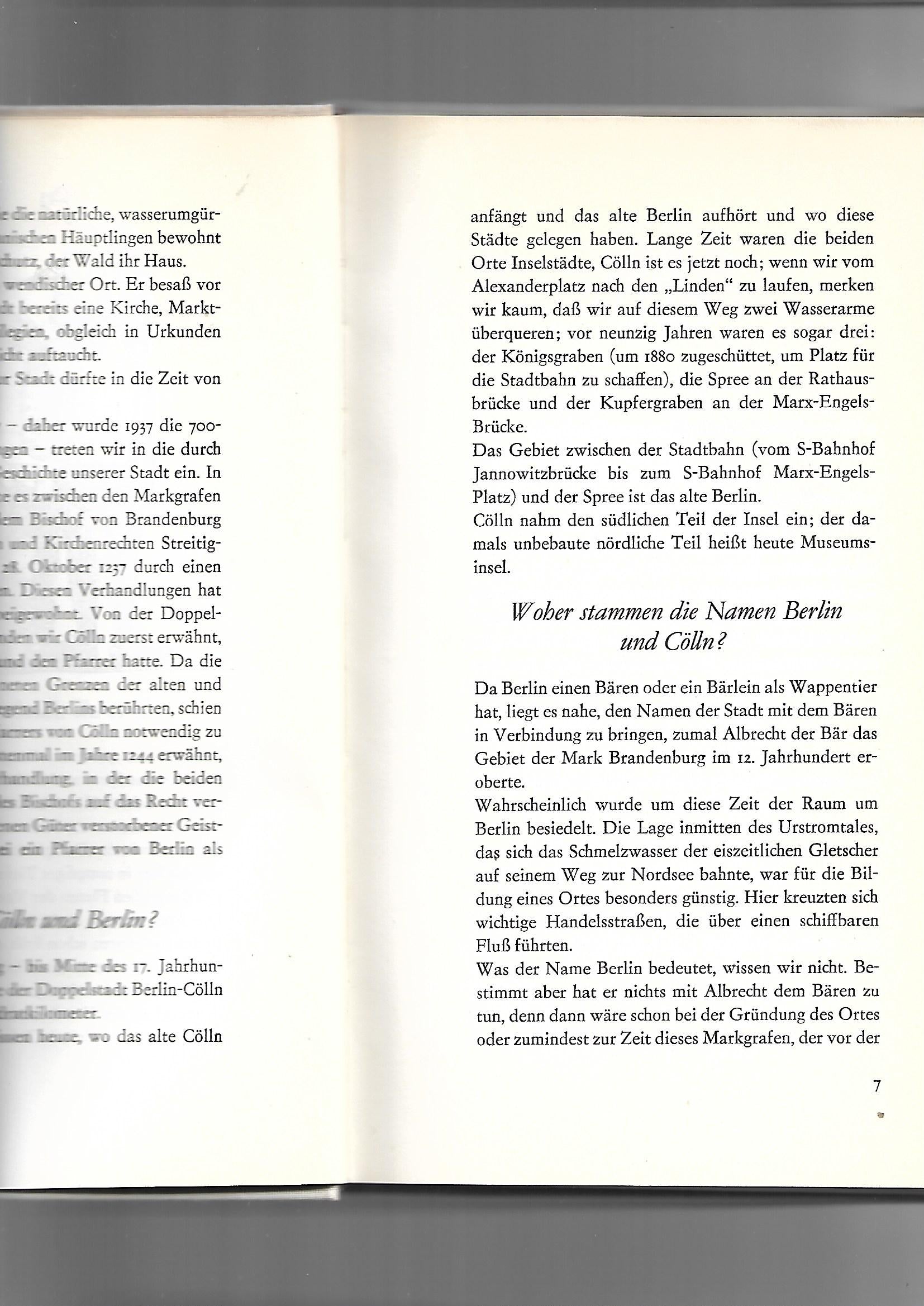 Berlin  Hans Ludwig Altberliner Bilderbogen Illustrationen Klaus Ensikat Altberliner Verlag Lucie Groszer 1965