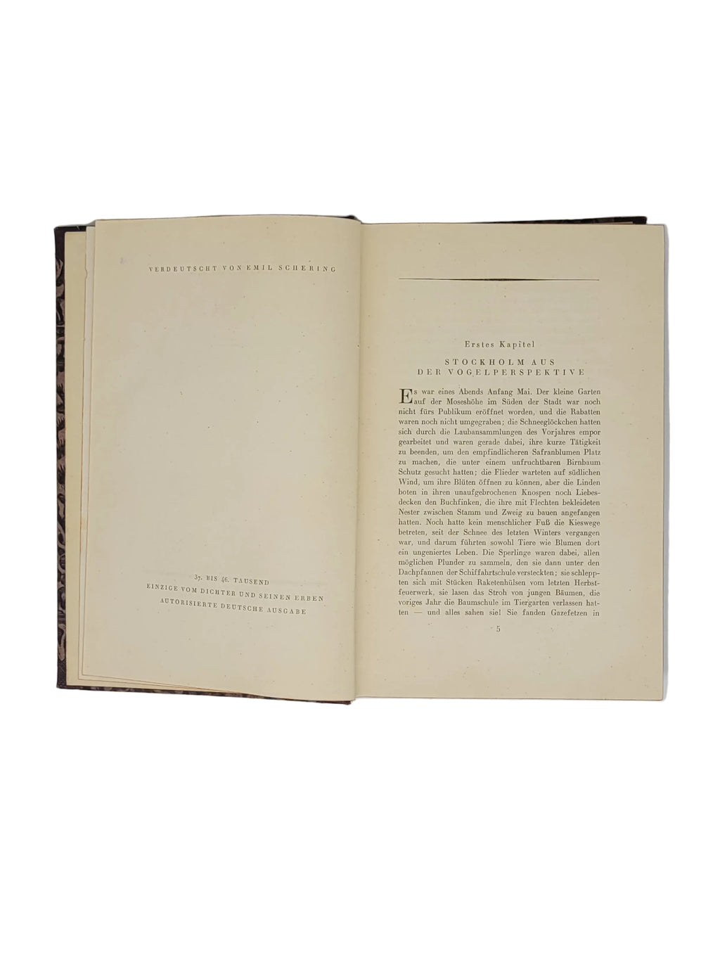 Alte Bücher August Strindberg - Das rote Zimmer bei Georg Müller in München 1922