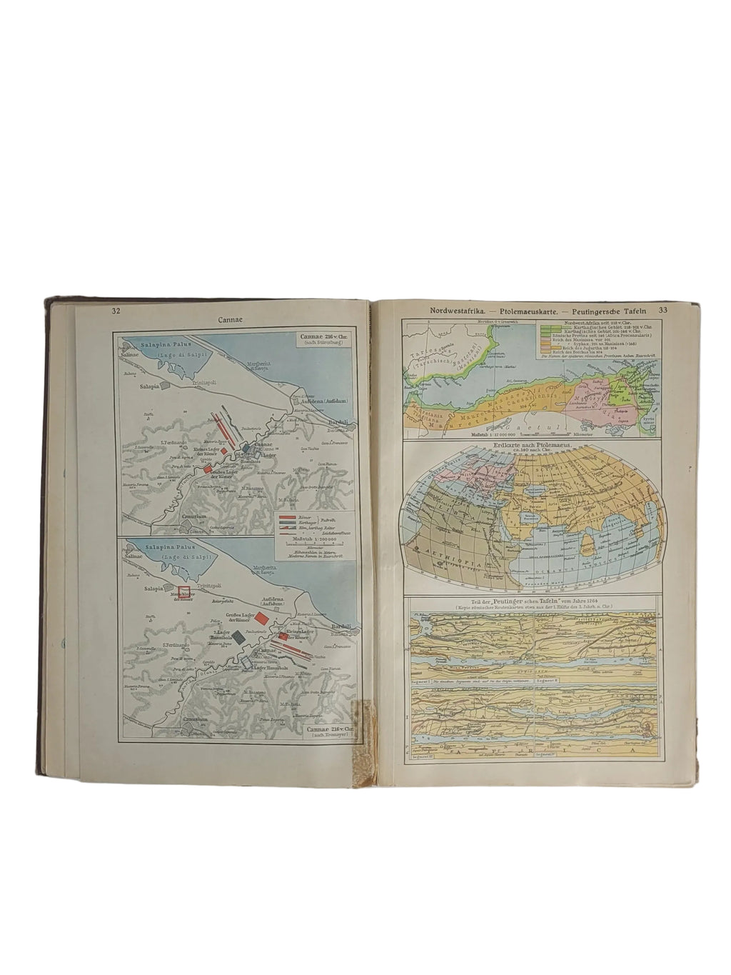 Alte Bücher F.W. Putzgers Historischer Schul-Atlas Verlag Velhagen & Klasing 1929