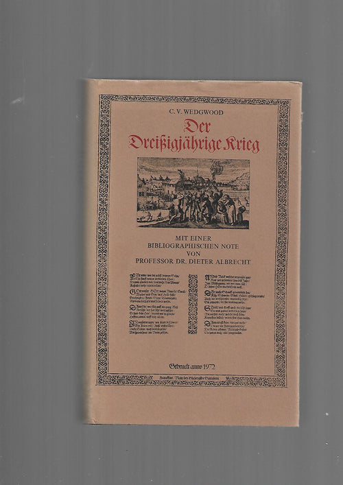 „C. V. Wedgwood – Der dreißigjährige Krieg, Büchergilde Gutenberg 1972, Hardcover“