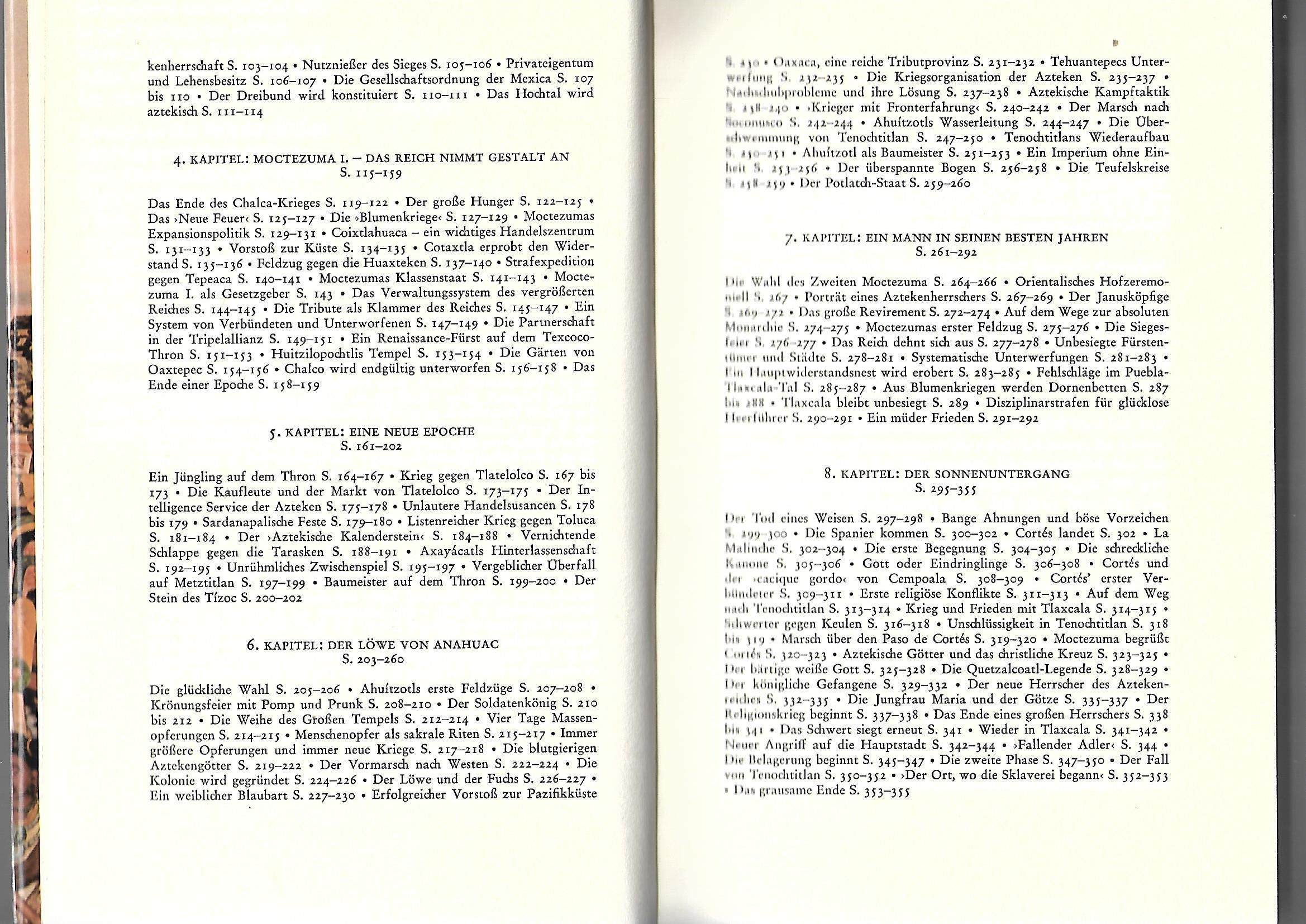 Alte Geschichte Die Azteken. Meister der Staatskunst - Schöpfer hoher Kultur. Lizenzausgabe Bücherbund 1974