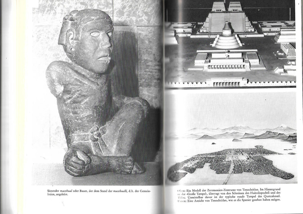 Alte Geschichte Die Azteken. Meister der Staatskunst - Schöpfer hoher Kultur. Lizenzausgabe Bücherbund 1974