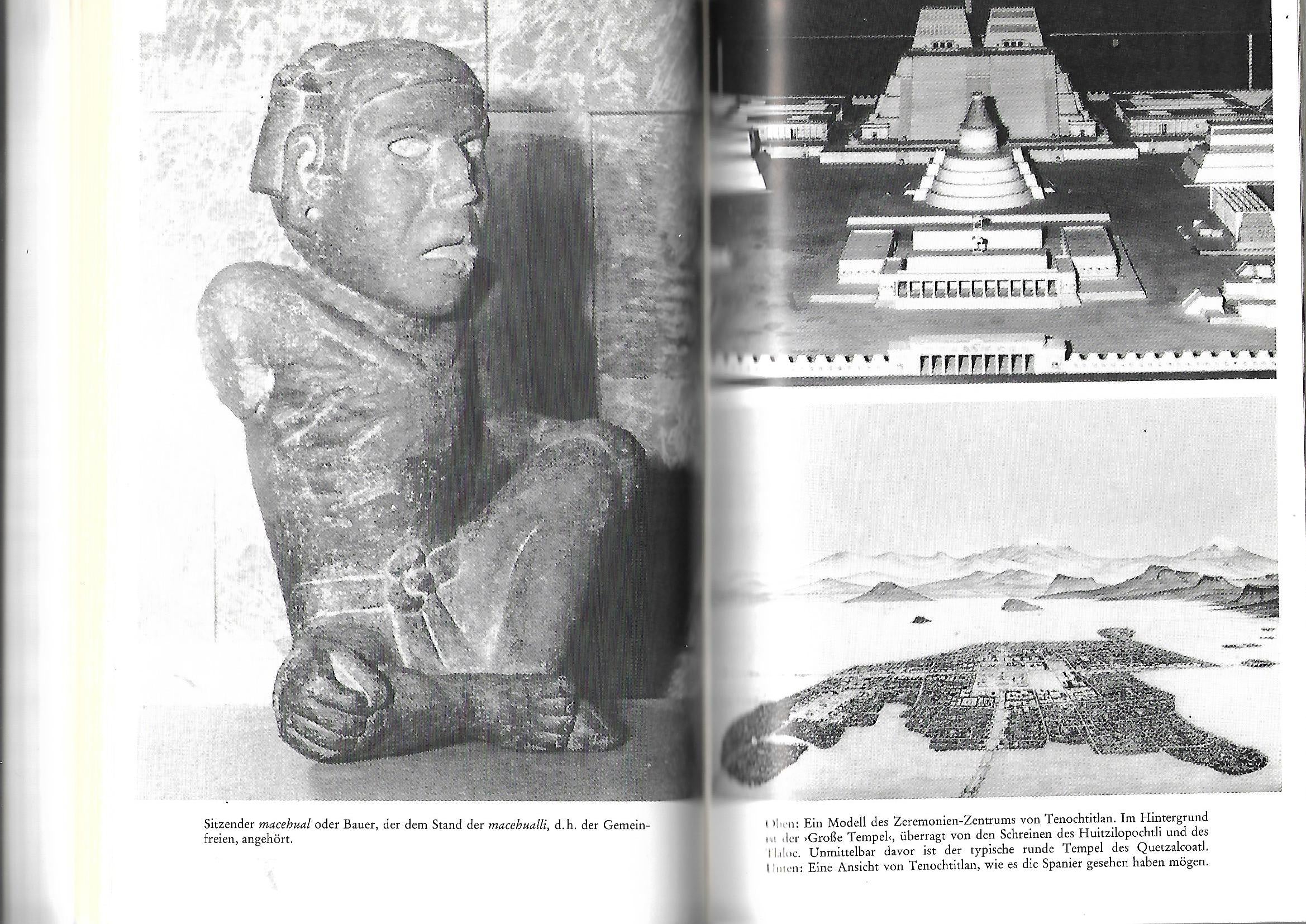 Alte Geschichte Die Azteken. Meister der Staatskunst - Schöpfer hoher Kultur. Lizenzausgabe Bücherbund 1974