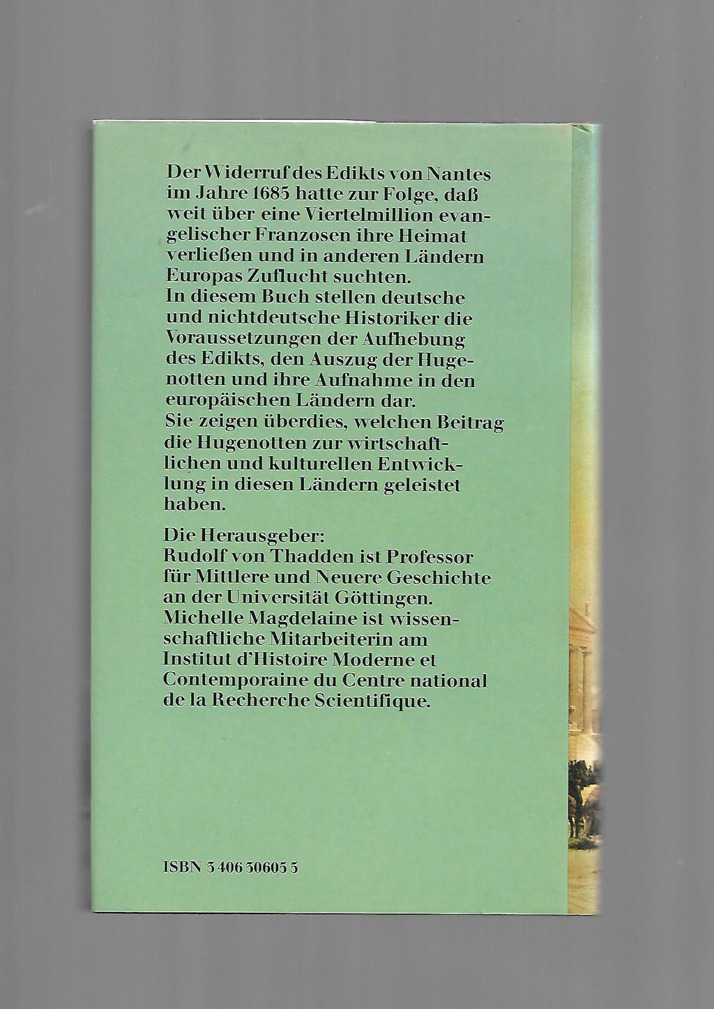 Alte Geschichte R. von Thadden/M.Magdelaine  Die Hugenotten Verlag C.H. Beck 1985