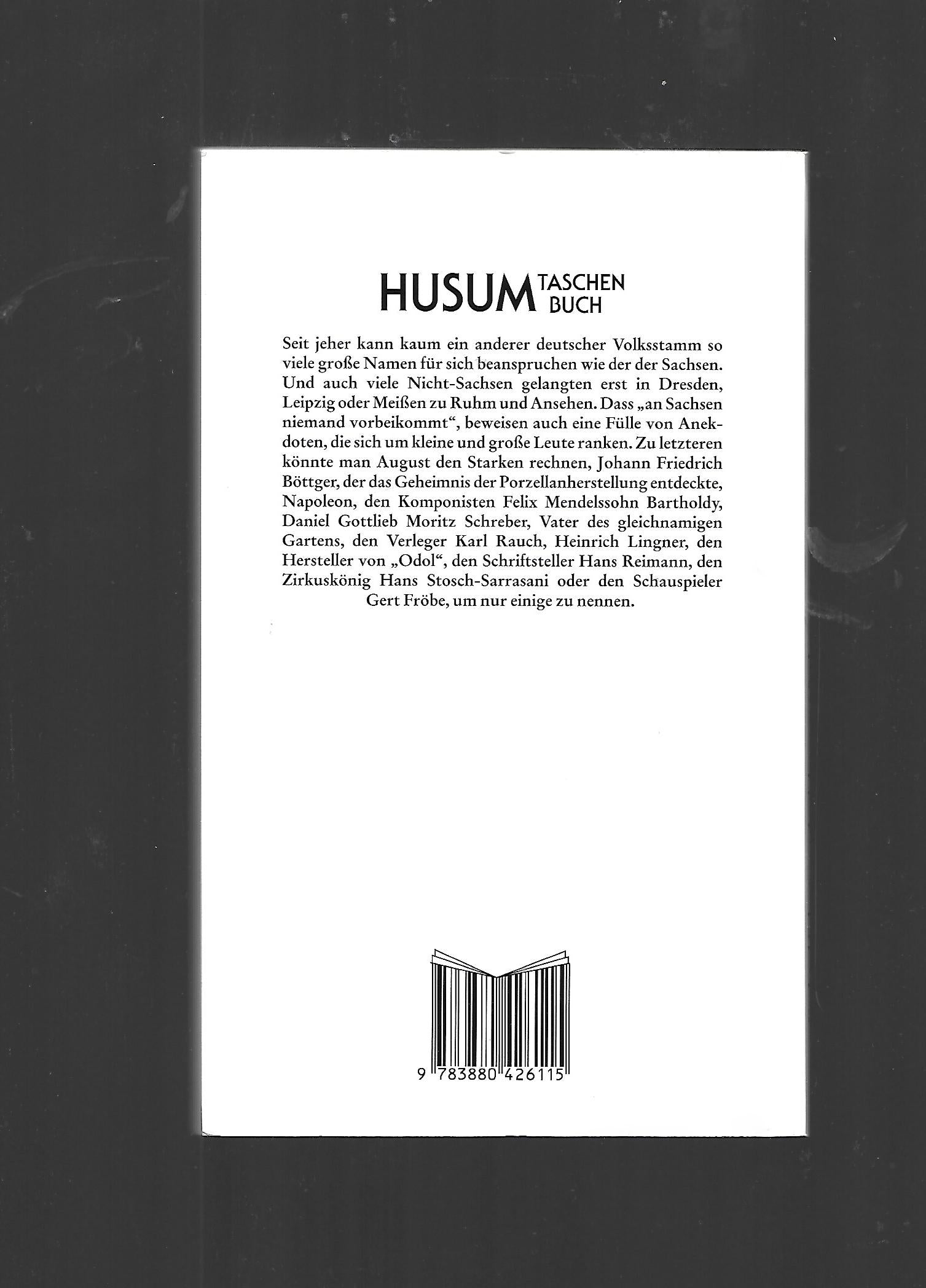 Anekdoten Gerhard Eckert Anekdoten aus Sachsen Husum Verlag 2005