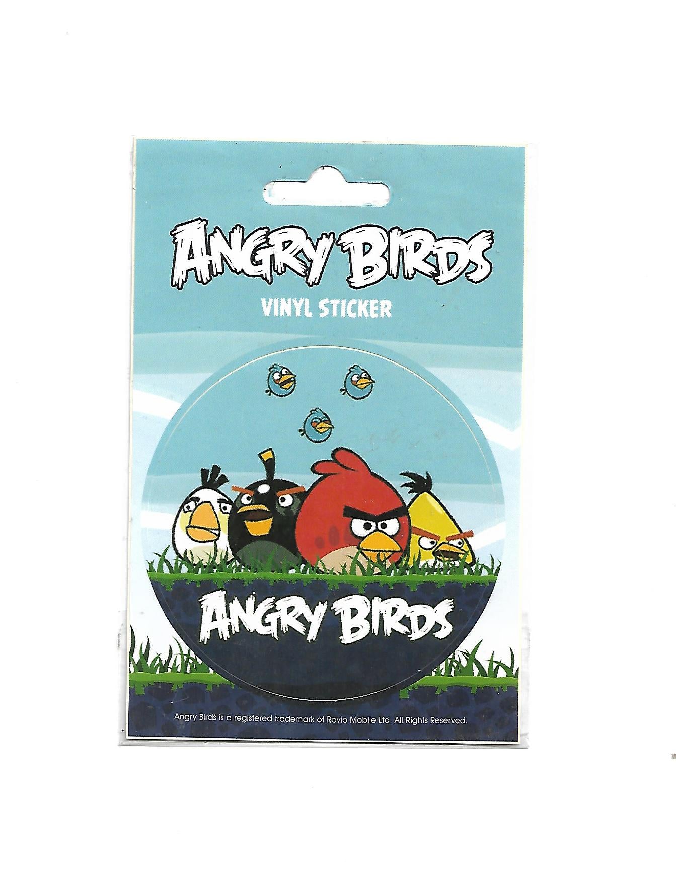 Dies & Das Aufkleber Angry Birds Vinyl Sticker rund 8,5 cm
