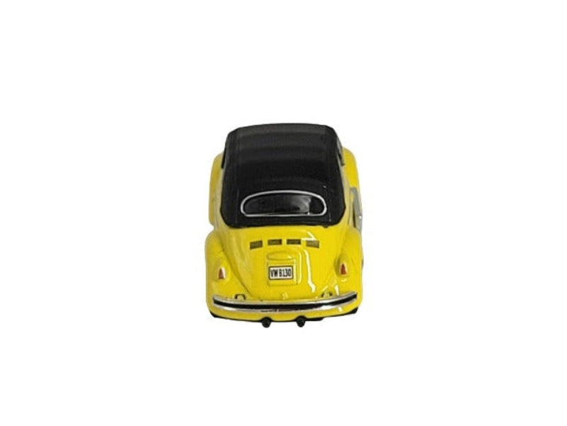 Automagnet VW Käfer gelb - Soft Top schwarz