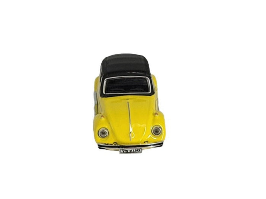 Automagnet VW Käfer gelb - Soft Top schwarz