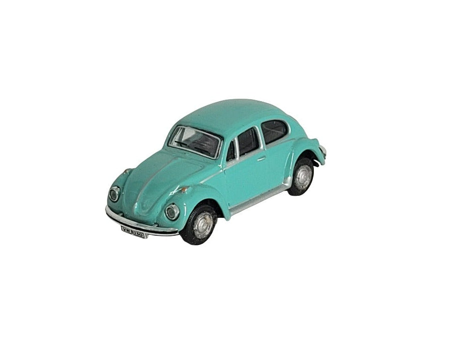 „Automagnet VW Käfer in Türkis, detailgetreues Miniaturmodell aus Metall und Kunststoff, ca. 4,5–6 cm groß, mit hochwertigem Kraftmagnet. Nicht für Glastafeln geeignet“