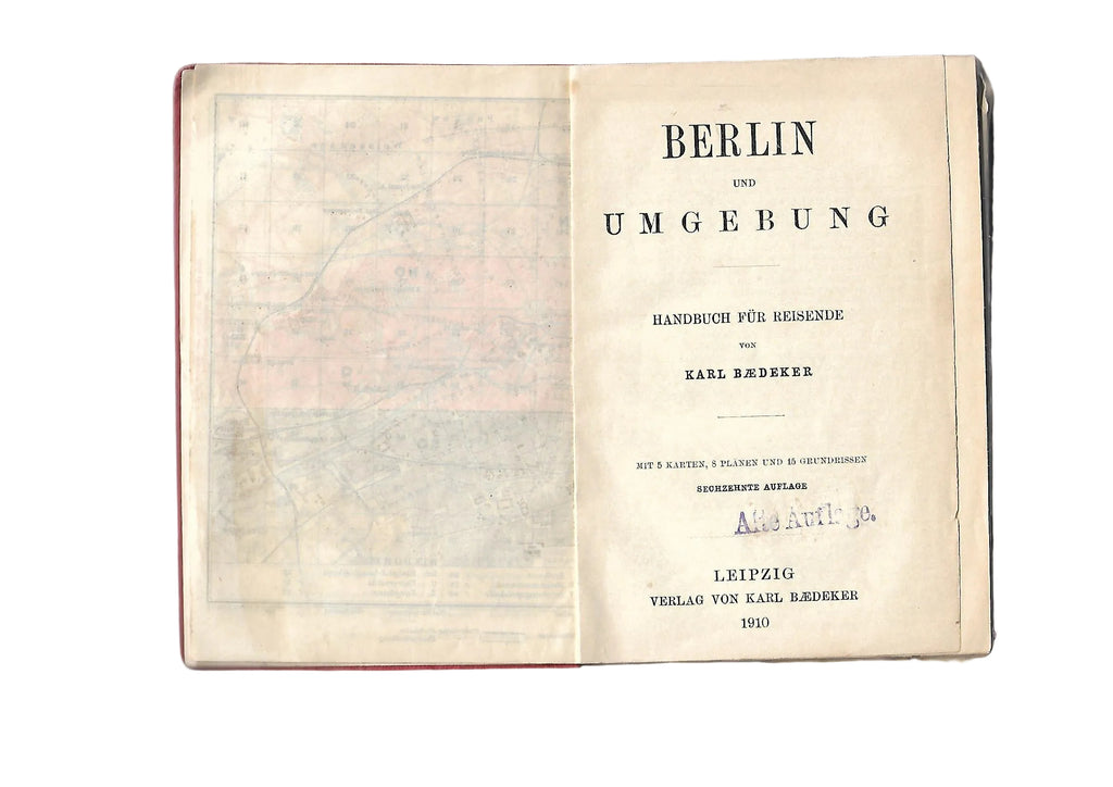 Berlin Baedekers Berlin und Umgebung Handbuch für Reisende 1910
