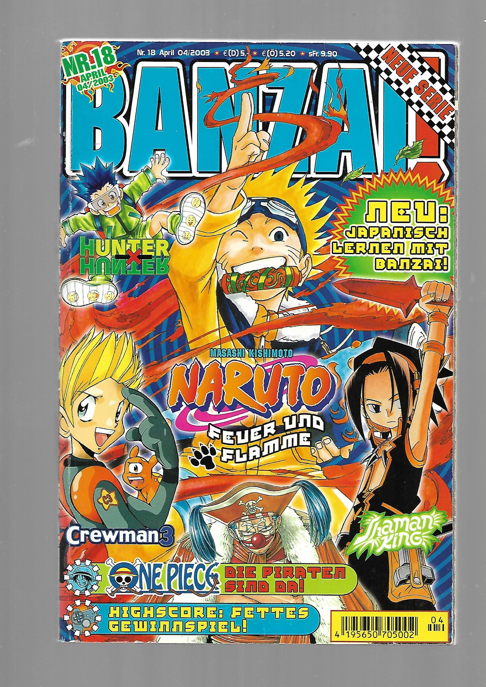 Manga Banzai Manga-Magazin Softcover Carlssen Verlag April/2003