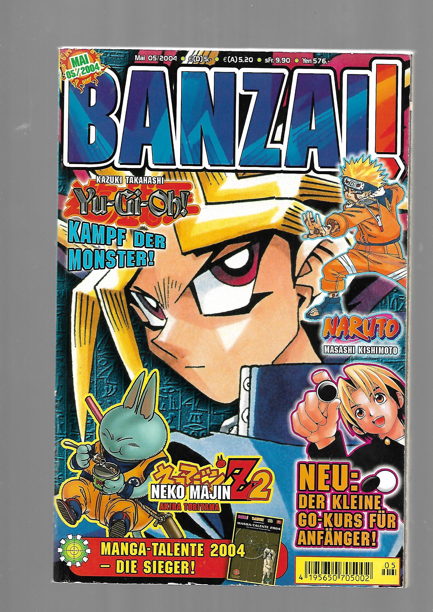Manga Banzai Manga-Magazin Softcover Carlssen Verlag Mai/2004