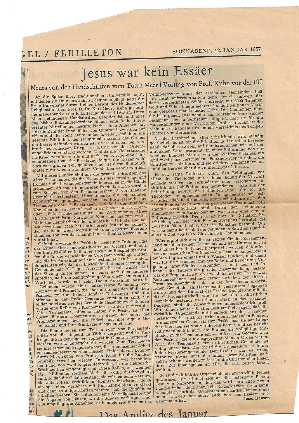 Kulturgeschichte Hans Bardtke Die Handschriftenfunde am toten Meer Union Verlag VOB DDR 1953