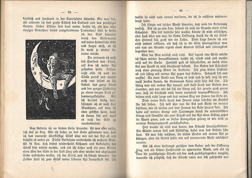 Alte Bücher Gottfried August Bürgers/Wilhelm von Beck Die wundersamen Fahrten und Abenteuer des Freiherrn von Münchhausen