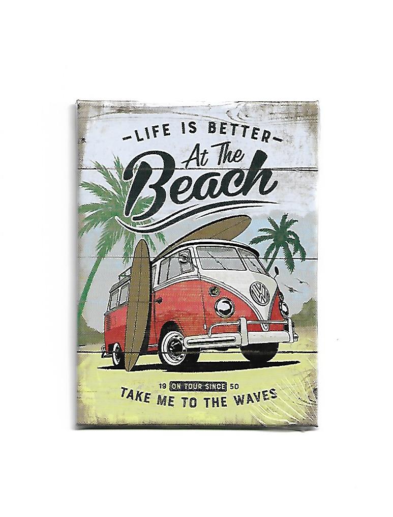 Magnet VW Bulli Life is better at the beach