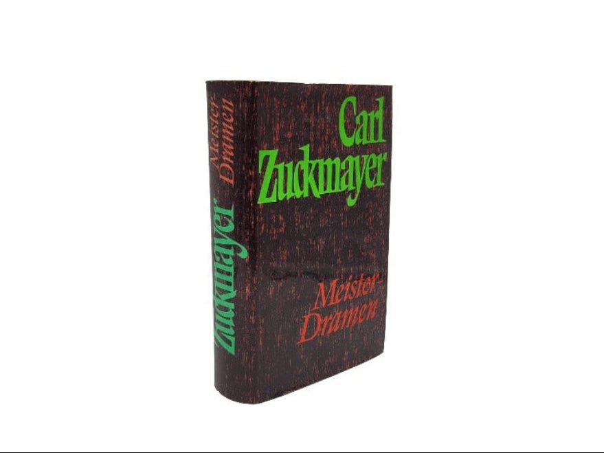„Carl Zuckmayer – Meisterdramen, Bertelsmann 1966, Hardcover mit leicht beschädigtem Schutzumschlag, Sammelband mit sechs Dramen.“