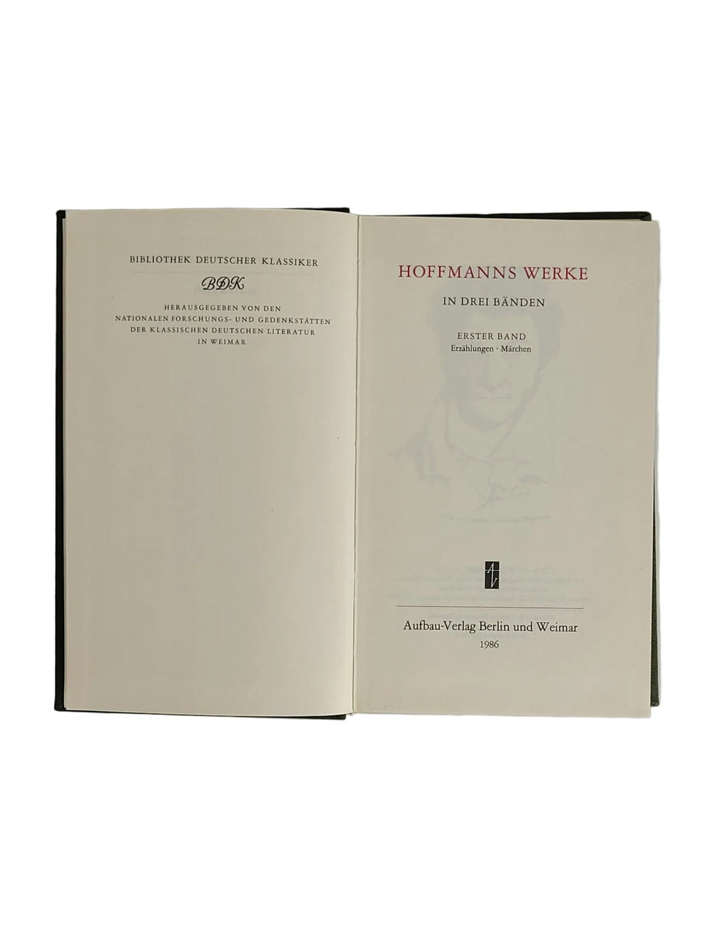 Belletristik E.T.A. Hoffmann - Hoffmanns Werke  - Aufbau-Verlag Berlin und Weimar 1986