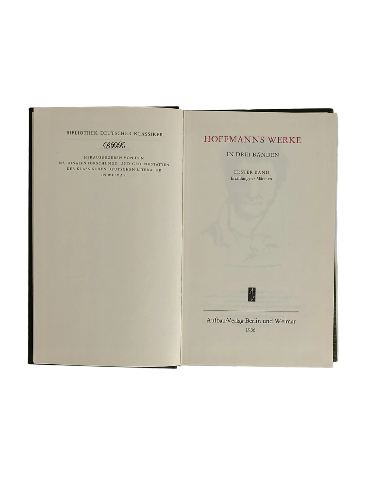 Belletristik E.T.A. Hoffmann - Hoffmanns Werke  - Aufbau-Verlag Berlin und Weimar 1986