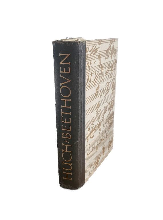 Hardcover-Ausgabe von „Beethoven“ von Felix Huch (Bertelsmann 1958), literarischer Roman über den jungen Beethoven, guter Zustand.
