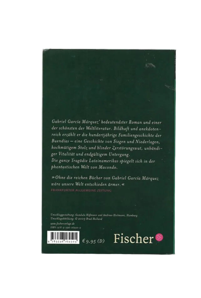 Belletristik Gabriel García Márquez -Hundert Jahre Einsamkeit - Fischer 2007