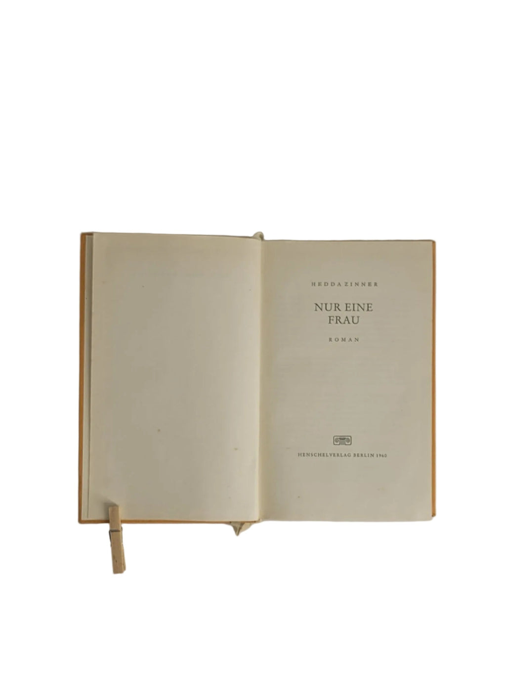 Belletristik Hedda Zinner - Nur eine Frau - Henschelverlag Berlin 1960