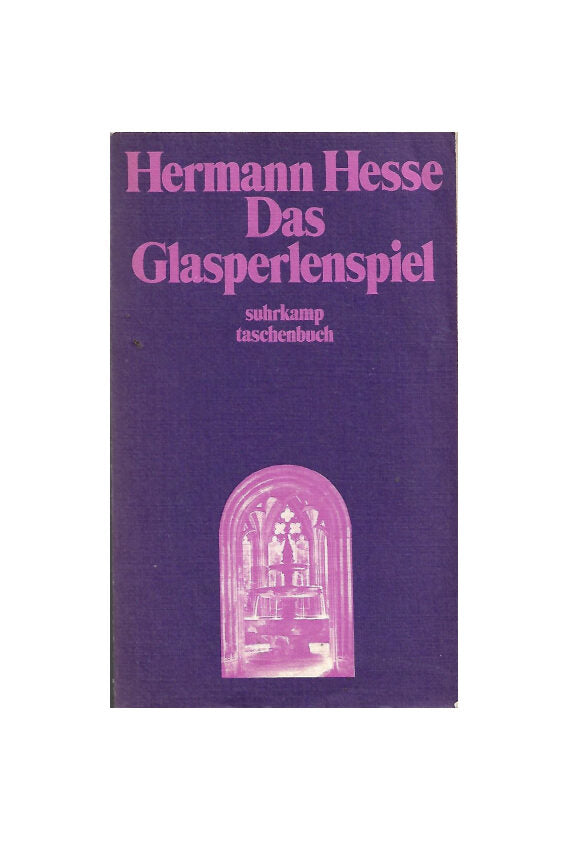 Taschenbuchausgabe von „Das Glasperlenspiel“ (Suhrkamp 1971) von Hermann Hesse, guter gebrauchter Zustand. Philosophischer Klassiker über Geist, Kunst und Lebenssuche.