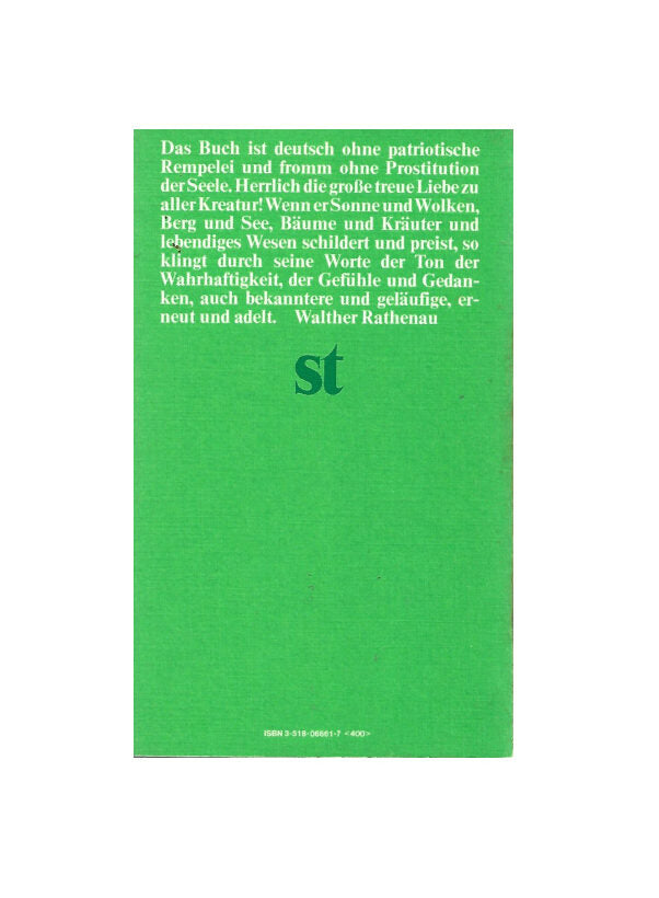 Belletristik Hermann Hesse - Peter Camenzind - Taschenbuch Suhrkamp 1974