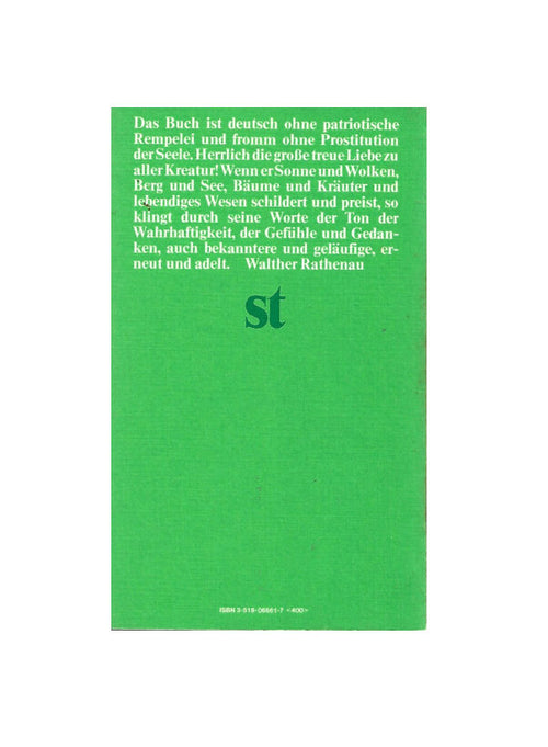 Belletristik Hermann Hesse - Peter Camenzind - Taschenbuch Suhrkamp 1974